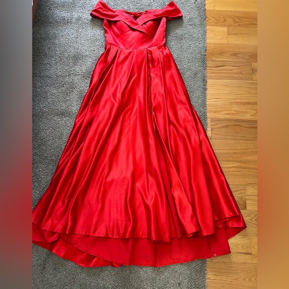 Off the shoulder prom dress - Picture 5 of 15